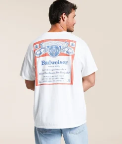 Junkfood Budweiser Label T-Shirt White