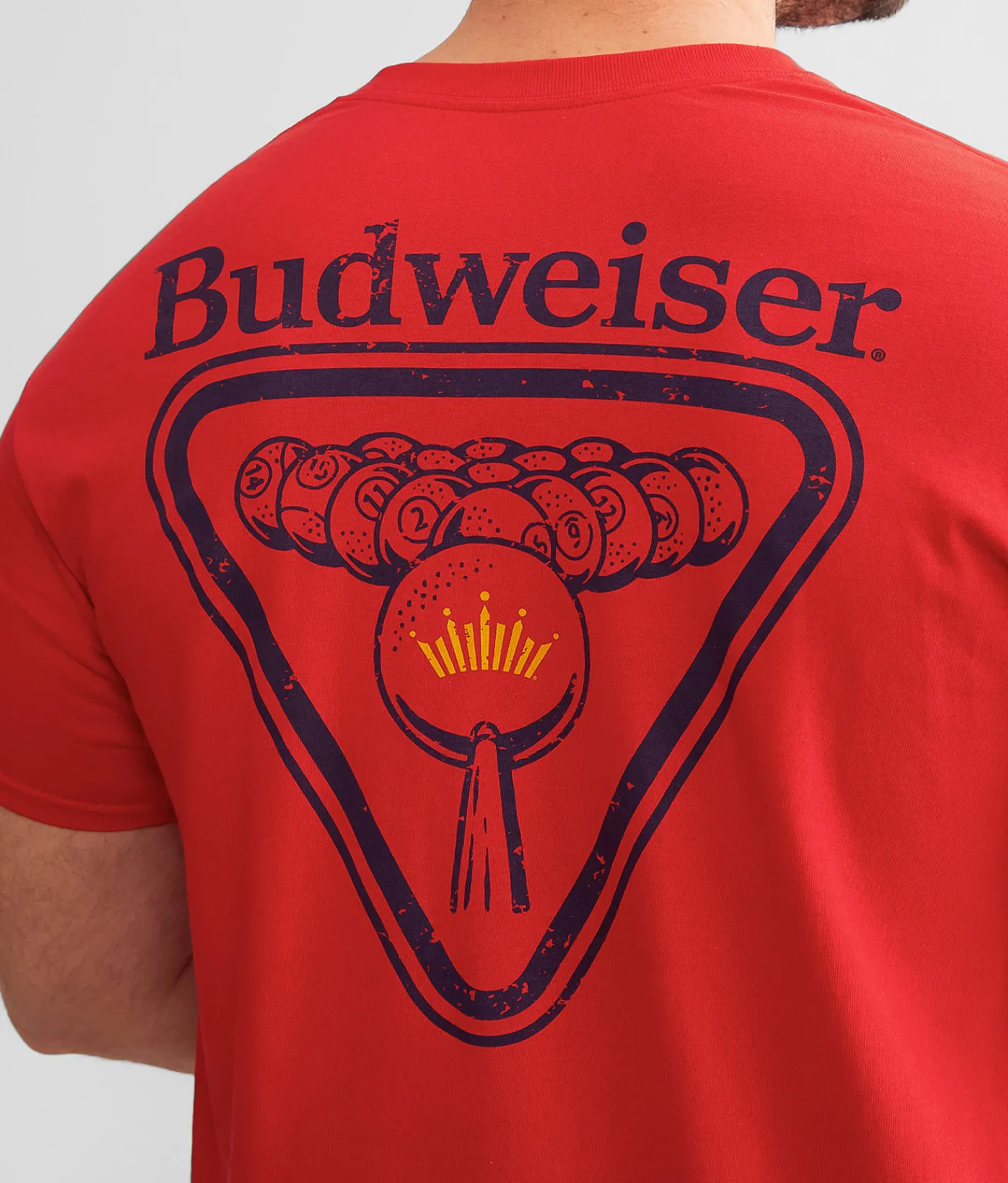 Brew City Budweiser Pool Break T-Shirt Red Sale