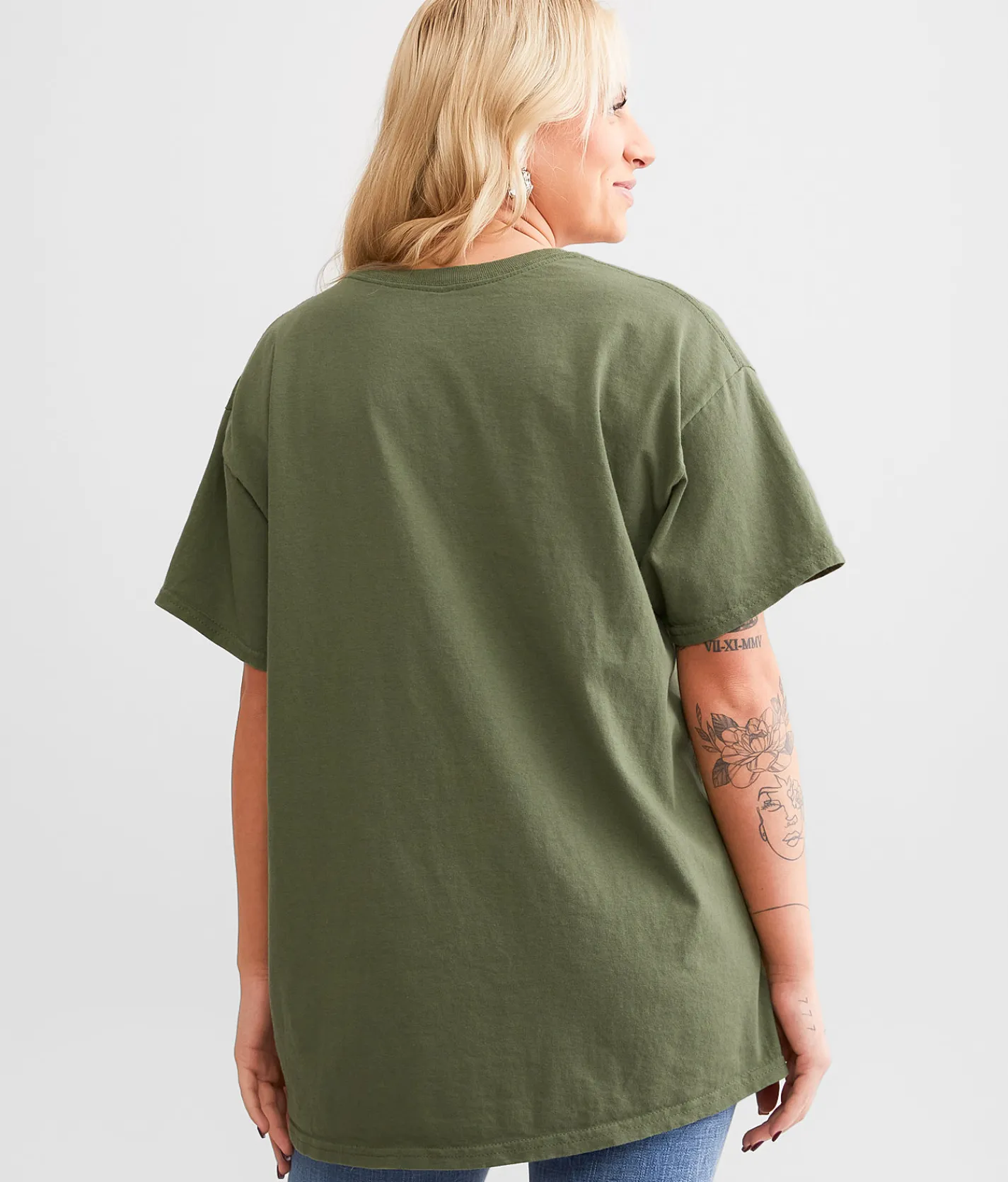 Tops | Junkfood Budweiser Trees T-Shirt Military Green