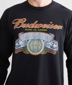 Graphic T-Shirts | Junkfood Budweiser T-Shirt Black