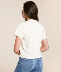 Tops | Sendero Provisions Co. Buena Suerte Cropped T-Shirt Vintage White Orange