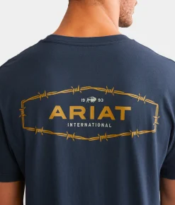 Ariat Buffalo Barb T-Shirt Blue Dusk Sale