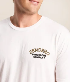 Sendero Provisions Co. Buffalo T-Shirt Vintage White Outlet