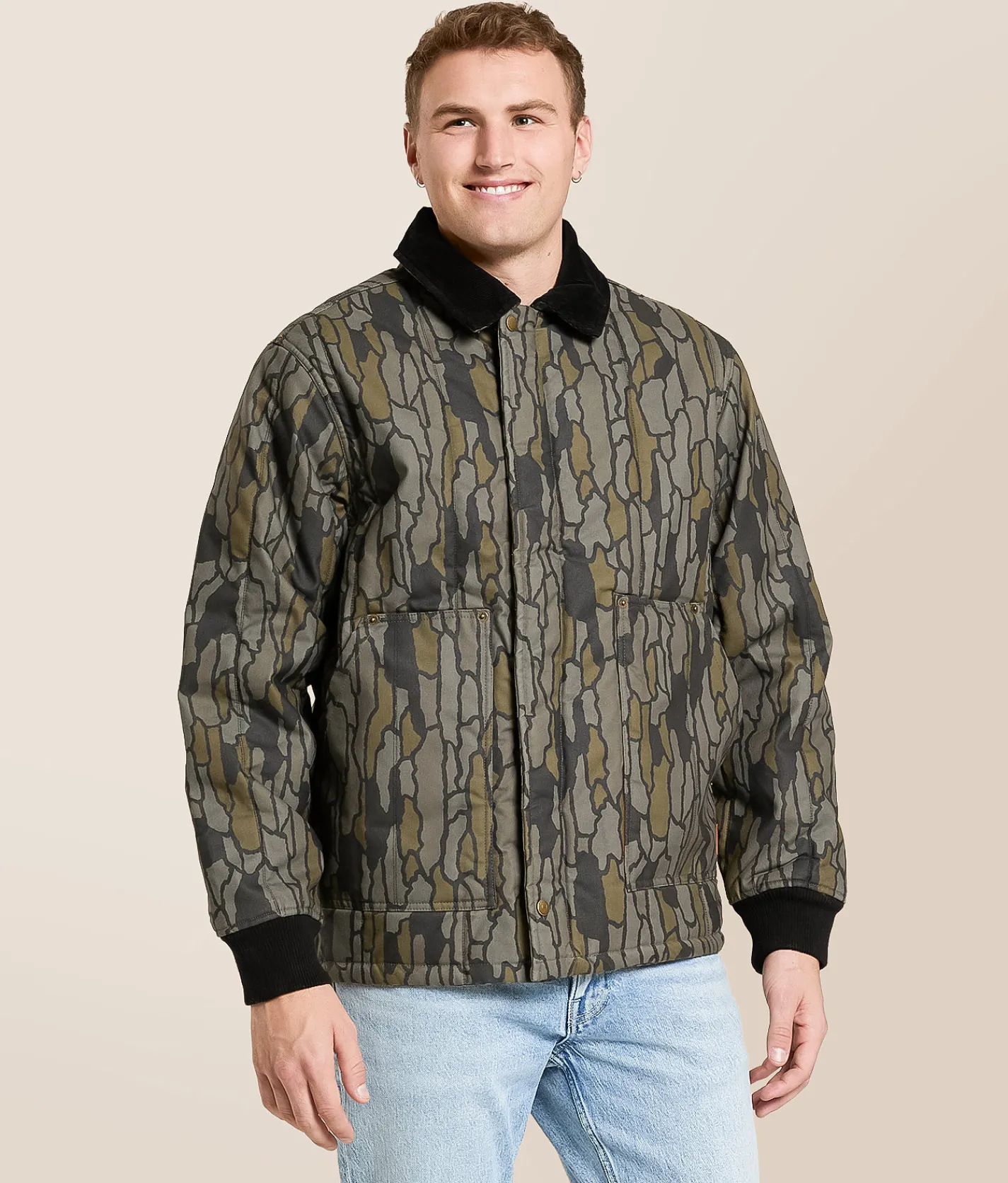 Brixton Builders Ranch Camo Jacket Bark Camo Hot