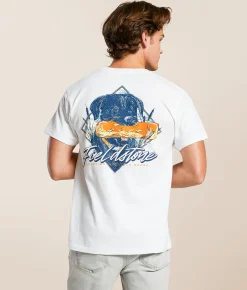 Graphic T-Shirts | Fieldstone Bumper Lab T-Shirt White