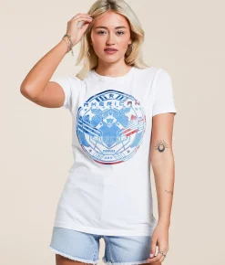 Tops | American Fighter Burley T-Shirt White