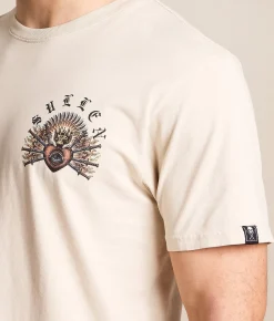 Tops|Graphic T-Shirts | Sullen Burner T-Shirt Brazilian Sand