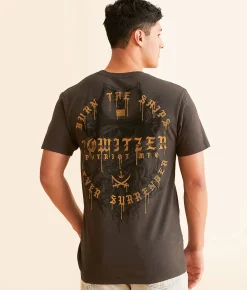 Howitzer Burn The Ships T-Shirt Vintage Black Best