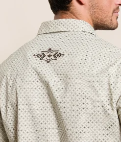 Tops | Gentry County Burst Standard Shirt Cream Tan
