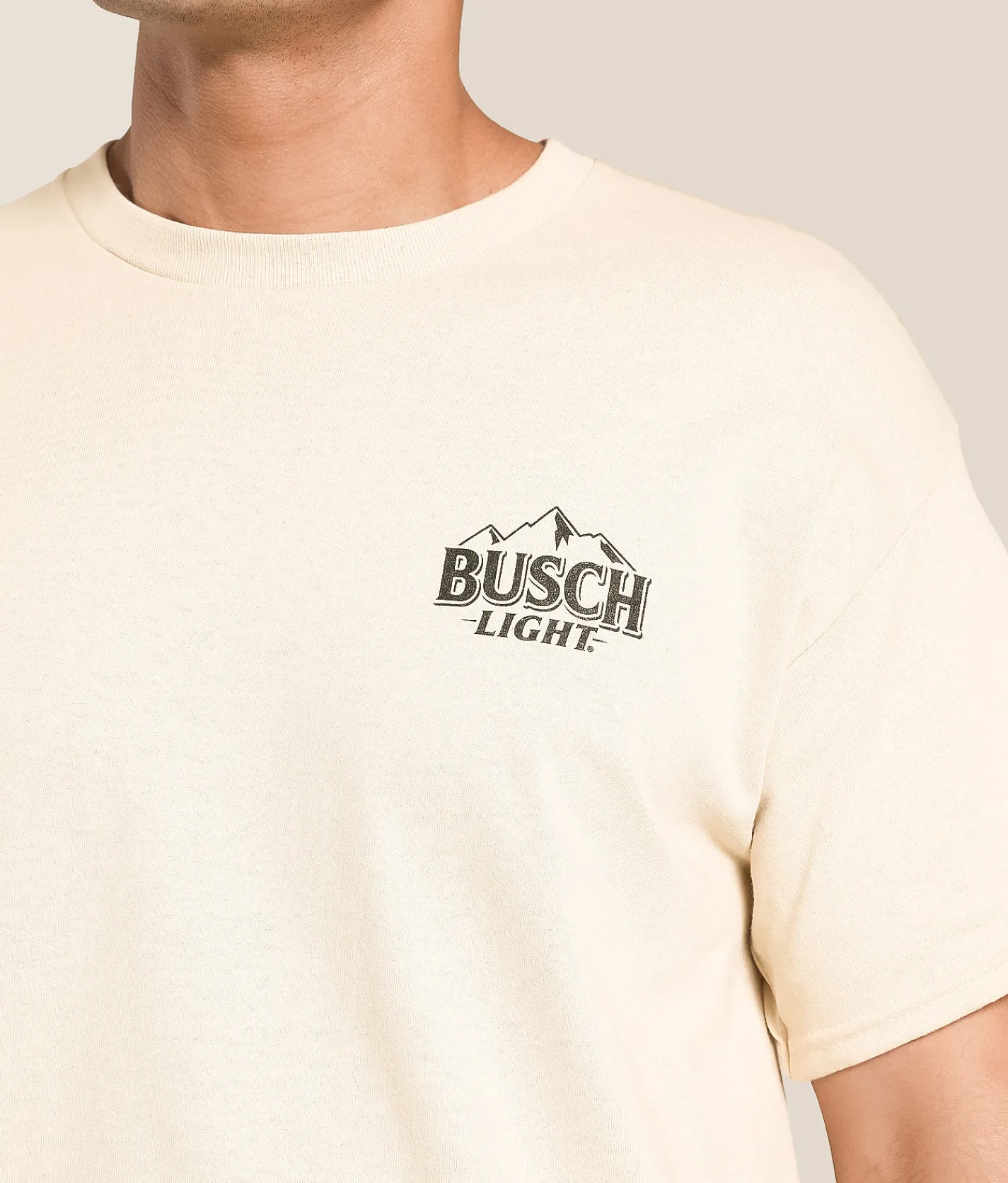 Tops|Graphic T-Shirts | Brew City Busch Camo Can Pheasant T-Shirt Sand