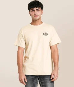 Tops|Graphic T-Shirts | Brew City Busch Camo Can Pheasant T-Shirt Sand