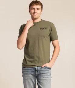Tops|Graphic T-Shirts | JEDCo Busch Duck Marsh T-Shirt Sage Pigment