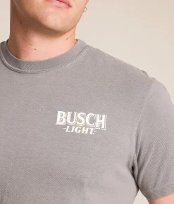 Tops|Graphic T-Shirts | JEDCo Busch Field Dog T-Shirt Grey