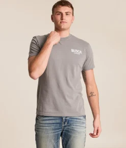 Tops|Graphic T-Shirts | JEDCo Busch Field Dog T-Shirt Grey