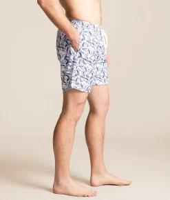 Tropical Bros. Busch Light Bass Lures Stretch Swim Trunks White Discount