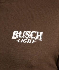 JEDCo Busch Light Camo Can Deer T-Shirt Dark Chocolate Online