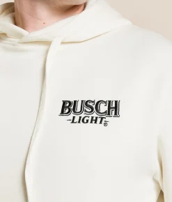 Tops | JEDCo Busch Light Camo Logo Hooded Sweatshirt Ivory