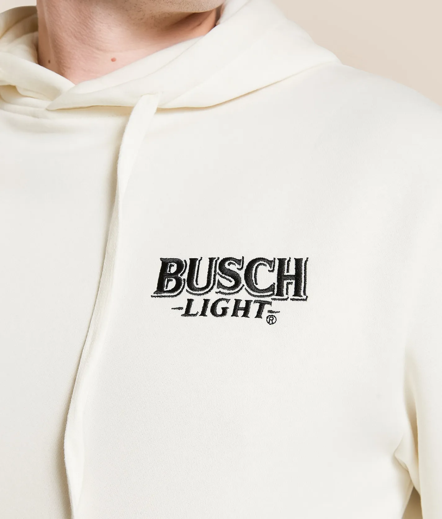 Tops | JEDCo Busch Light Camo Logo Hooded Sweatshirt Ivory