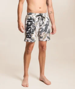 Tropical Bros. Busch Light Stretch Swim Trunks Camo Discount