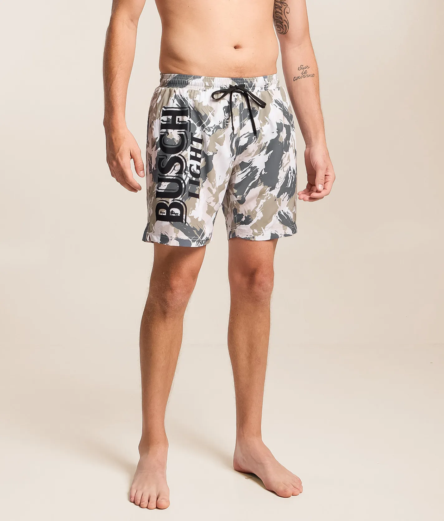 Tropical Bros. Busch Light Stretch Swim Trunks Camo Discount
