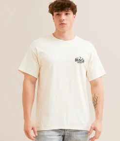 Brew City Busch Light Camo T-Shirt Natural Discount