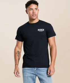 Tops | JEDCo Busch Light Cowboy Tough T-Shirt Black