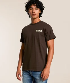 JEDCo Busch Light Fowl Fall T-Shirt Dark Chocolate Online