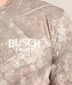 Tops|Graphic T-Shirts | JEDCo Busch Light Go Racing T-Shirt Camo