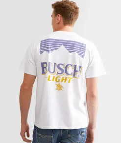 Junkfood Busch Light Horse T-Shirt White New
