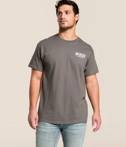 Tops|Graphic T-Shirts | JEDCo Busch Light Lab & Ducks T-Shirt Smoke