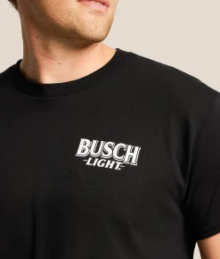 Tops | JEDCo Busch Light Measuring Tape T-Shirt Black