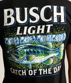 Tops | JEDCo Busch Light Measuring Tape T-Shirt Black