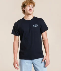 Tops|Graphic T-Shirts | JEDCo Busch Light Neon Cowboy T-Shirt Black