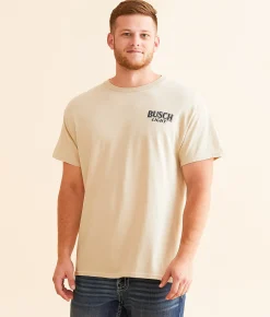 JEDCo Busch Light On Point T-Shirt Sand Discount