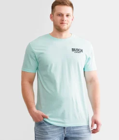 JEDCo Busch Light On Point T-Shirt Teal Ice Online