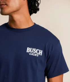 JEDCo Busch Light On Target T-Shirt Navy Online