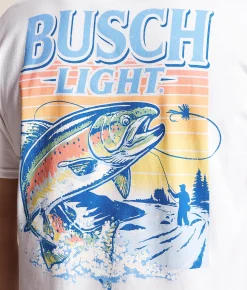 JEDCo Busch Light Retro T-Shirt White Best