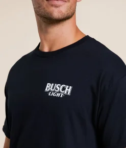 Tops|Graphic T-Shirts | Brew City Busch Light Rodeo Roping Champion T-Shirt Black