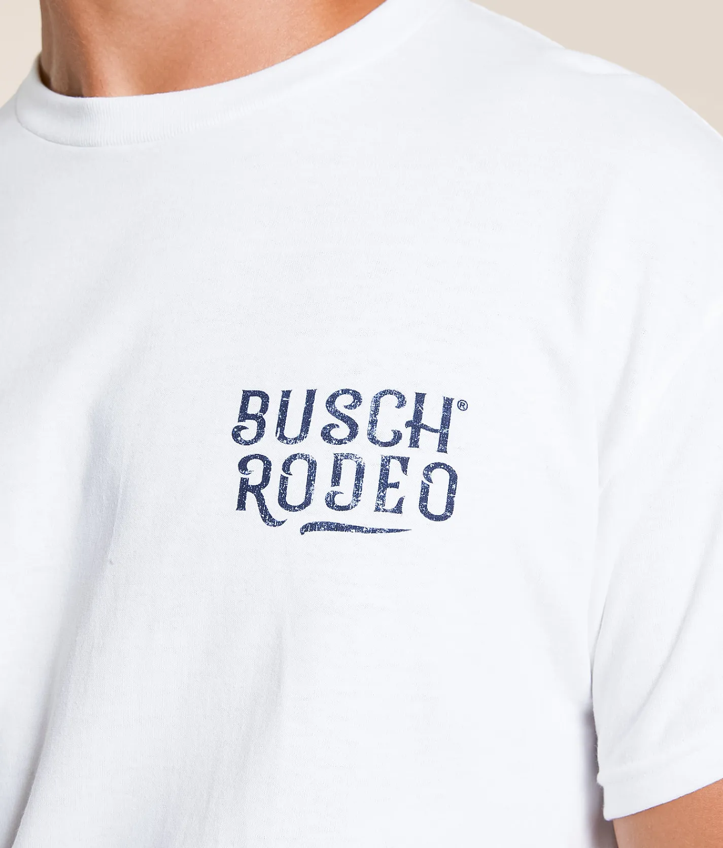 Tops|Graphic T-Shirts | Brew City Busch Light Rodeo T-Shirt White