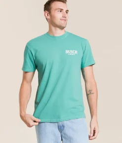 JEDCo Busch Light Three Lab Lake T-Shirt Seafoam Outlet
