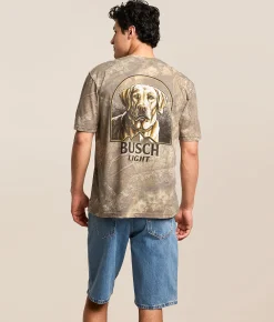 JEDCo Busch Light Yellow Lab T-Shirt Camo Online