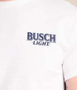 Tops|Graphic T-Shirts | JEDCo Busch On Target T-Shirt White