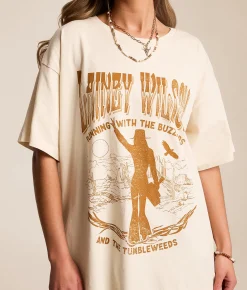 Tops | Wrangler® x Lainey Wilson Buzzards Band T-Shirt White