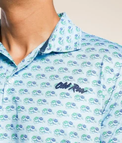 Old Row Buzzin' Polo Blue Hot