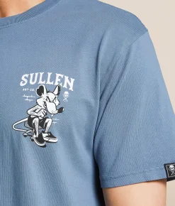 Tops|Graphic T-Shirts | Sullen Buzzin' T-Shirt Steel Blue