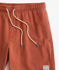 Bottoms|Shorts | Salty Crew Cabin Cruiser Pylons Stretch Walkshort Charcoal