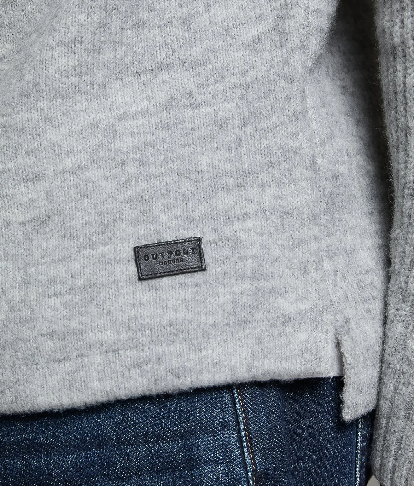 Tops | Outpost Makers Cable Knit Quarter Zip Sweater Ice Heather