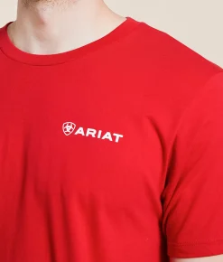 Ariat Cactus Rider T-Shirt Red Hot