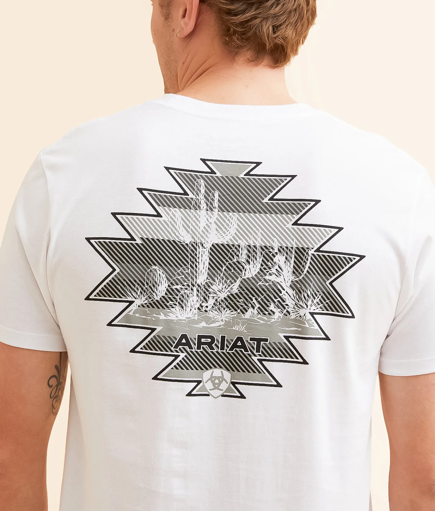 Graphic T-Shirts | Ariat Cactus Rider T-Shirt White