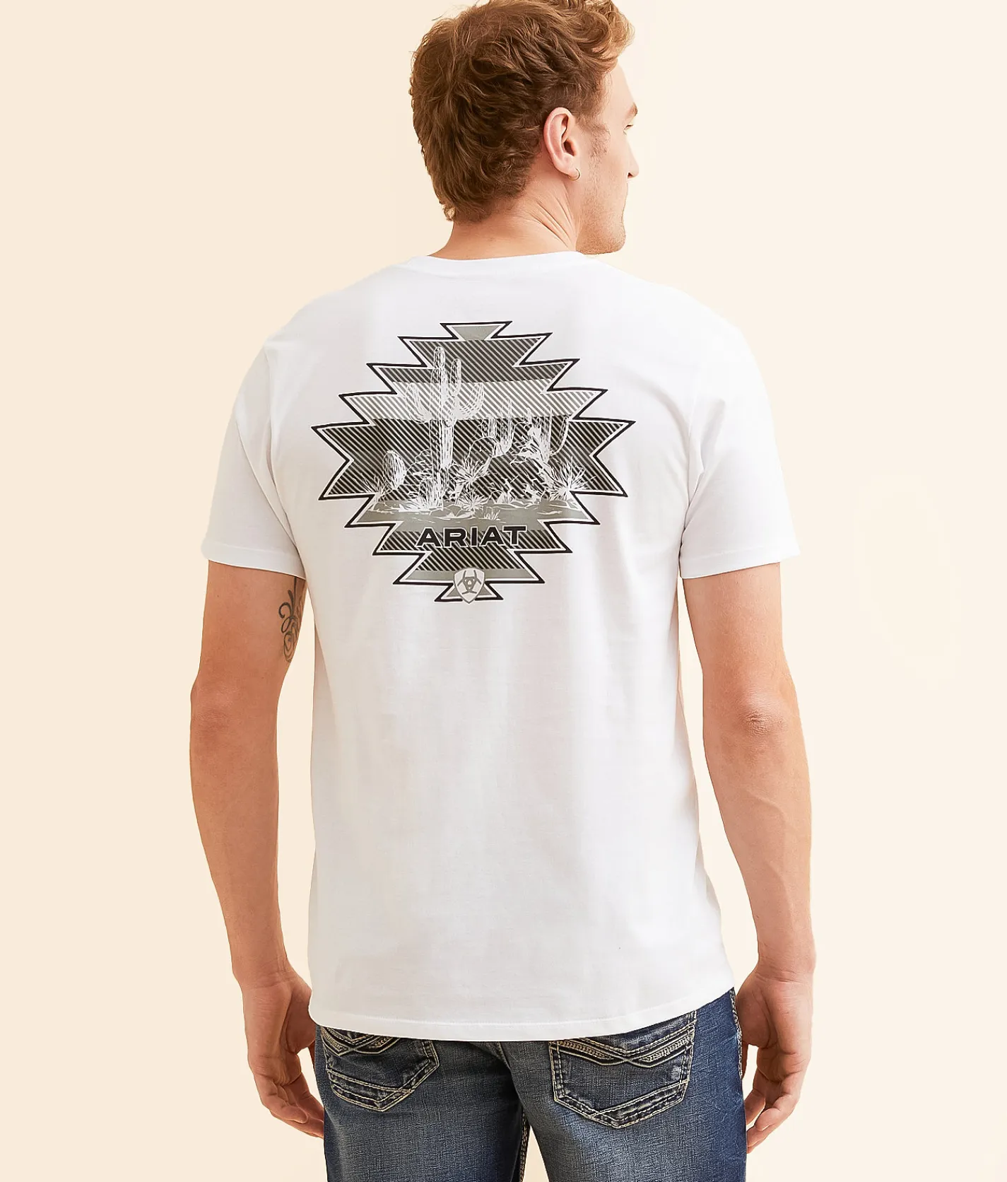 Graphic T-Shirts | Ariat Cactus Rider T-Shirt White